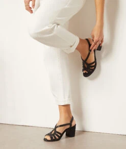 Sandales à Talons En Cuir -Boutique De Mode Luxe 653914905 x