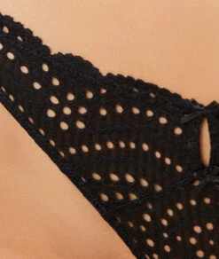Tanga Broderie Anglaise -Boutique De Mode Luxe 653921405 b