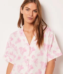 Chemise De Nuit En Lin Mélangé 11 Chemise De Nuit En Lin Mélangé -Boutique De Mode Luxe 653930080 c