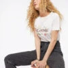 T-shirt Manches Courtes "Bloom" 100% Coton -Boutique De Mode Luxe 653930580 x