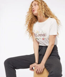 T-shirt Manches Courtes "Bloom" 100% Coton
