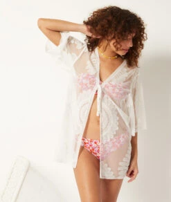 Kimono De Plage Transparent