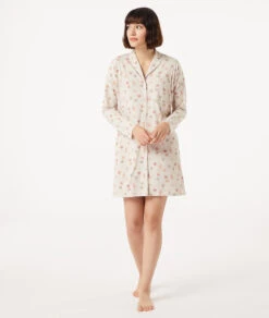 Chemise De Nuit à Boutonner -Boutique De Mode Luxe 653937583 6