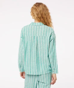 Chemise De Pyjama Rayée -Boutique De Mode Luxe 653939646 a