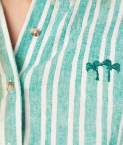 Chemise De Pyjama Rayée -Boutique De Mode Luxe 653939646 b