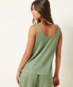 Débardeur En Lin -Boutique De Mode Luxe 653940544 a