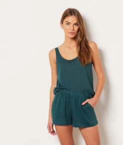 Short De Pyjama En Lin -Boutique De Mode Luxe 653940742 c