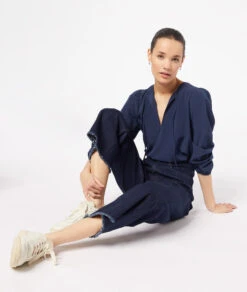 Blouse Fluide Manches Longues -Boutique De Mode Luxe 653942125 6