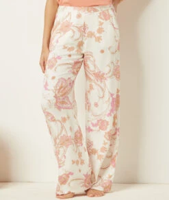 Pantalon De Pyjama Fleuri -Boutique De Mode Luxe 653942661 6