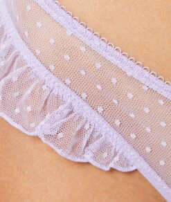 Tanga V-shape En Tulle -Boutique De Mode Luxe 653944707 b