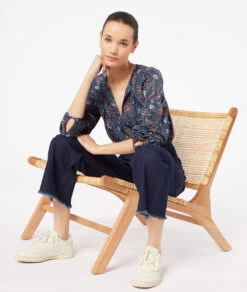 Blouse Fluide Imprimée -Boutique De Mode Luxe 653945937 6