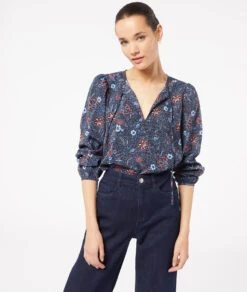 Blouse Fluide Imprimée -Boutique De Mode Luxe 653945937 c