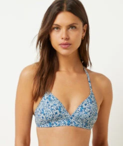 Triangle Haut De Maillot Made With Liberty Fabric