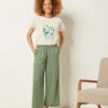 Pantalon De Pyjama 7/8 En Coton -Boutique De Mode Luxe 653947544 x