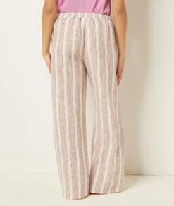 Pantalon De Pyjama En Lin Mélangé -Boutique De Mode Luxe 653948470 a