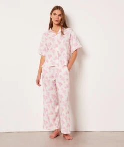 Pantalon De Pyjama 7/8 Imprimé -Boutique De Mode Luxe 653948580 6