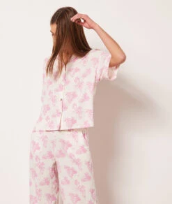 Pantalon De Pyjama 7/8 Imprimé -Boutique De Mode Luxe 653948580 c