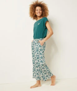Pantalon De Pyjama 7/8 Imprimé -Boutique De Mode Luxe 653948880 6