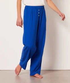 Pantalon De Pyjama En Lin Mélangé -Boutique De Mode Luxe 653949423 c