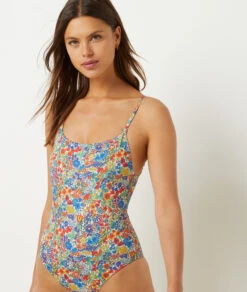 Maillot De Bain 1 Pièce Dos Nu Made With Liberty Fabric -Boutique De Mode Luxe 653950790 6