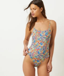Maillot De Bain 1 Pièce Dos Nu Made With Liberty Fabric