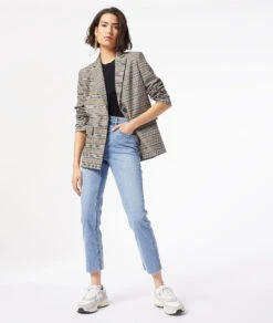 Veste Blazer à Rayures -Boutique De Mode Luxe 653952002 6