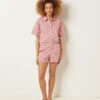 Short De Pyjama Imprimé 100% Coton -Boutique De Mode Luxe 653954070 x