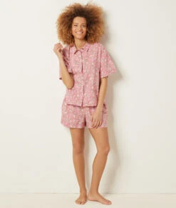 Chemise De Pyjama Imprimée 100% Coton -Boutique De Mode Luxe 653954170 6