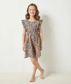 Robe Made With Liberty Fabric -Boutique De Mode Luxe 653958590 6