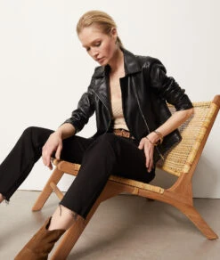 Veste En Simili Cuir