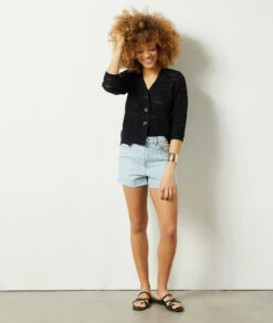 Cardigan En Maille Ajourée -Boutique De Mode Luxe 653964005 6