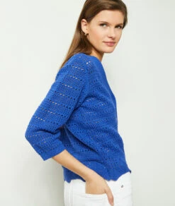 Gilet En Crochet 100% Coton -Boutique De Mode Luxe 653964023 c