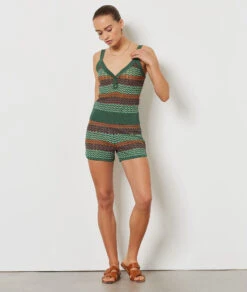 Short En Maille Ajourée -Boutique De Mode Luxe 653965840 6