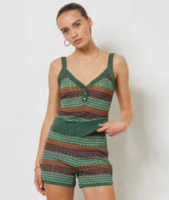 Débardeur En Maille Ajourée -Boutique De Mode Luxe 653966040 6