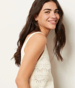 Débardeur En Crochet 100% Coton -Boutique De Mode Luxe 653969480 b
