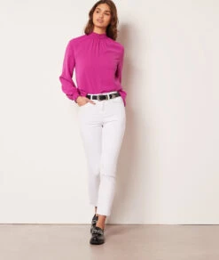 Blouse Col Montant -Boutique De Mode Luxe 653970172 6