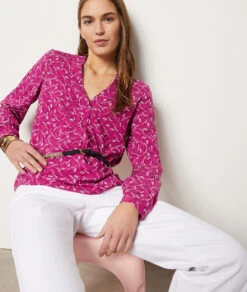 Chemisier Fluide Imprimé -Boutique De Mode Luxe 653972868 6