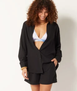 Chemise En Lin Mélangé