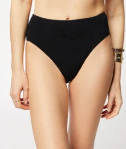 Culotte Bikini Taille Haute En Matière Extensible Bas De Maillot
