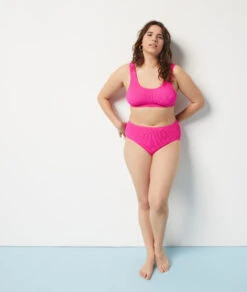 Culotte Bikini Taille Haute En Matière Extensible Bas De Maillot -Boutique De Mode Luxe 653979072 c