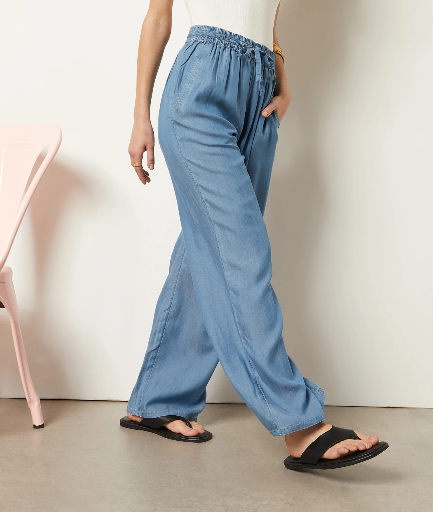 Pantalon Fluide Coupe Large 3 Pantalon Fluide Coupe Large