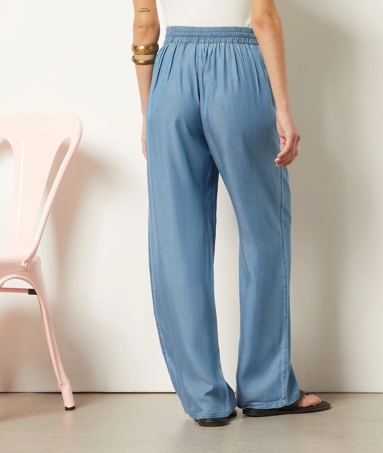 Pantalon Fluide Coupe Large 4 Pantalon Fluide Coupe Large – Image 2