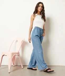 Pantalon Fluide Coupe Large 9 Pantalon Fluide Coupe Large -Boutique De Mode Luxe 653981722 x