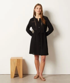 Robe Boutonnée -Boutique De Mode Luxe 653983905 6