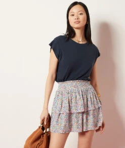 T-shirt En Lin Mélangé -Boutique De Mode Luxe 653987025 c