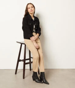 Pantalon Coupe Cigarette -Boutique De Mode Luxe 653987183 c