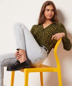 Blouse Imprimée Léopard