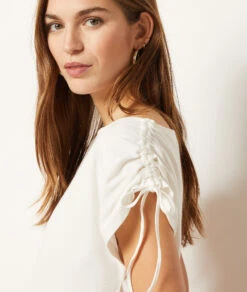 T-shirt Détails Manches Courtes -Boutique De Mode Luxe 653991180 b