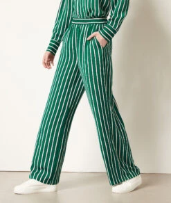 Pantalon Fluide à Rayures -Boutique De Mode Luxe 653994940 6