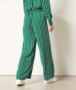 Pantalon Fluide à Rayures -Boutique De Mode Luxe 653994940 a